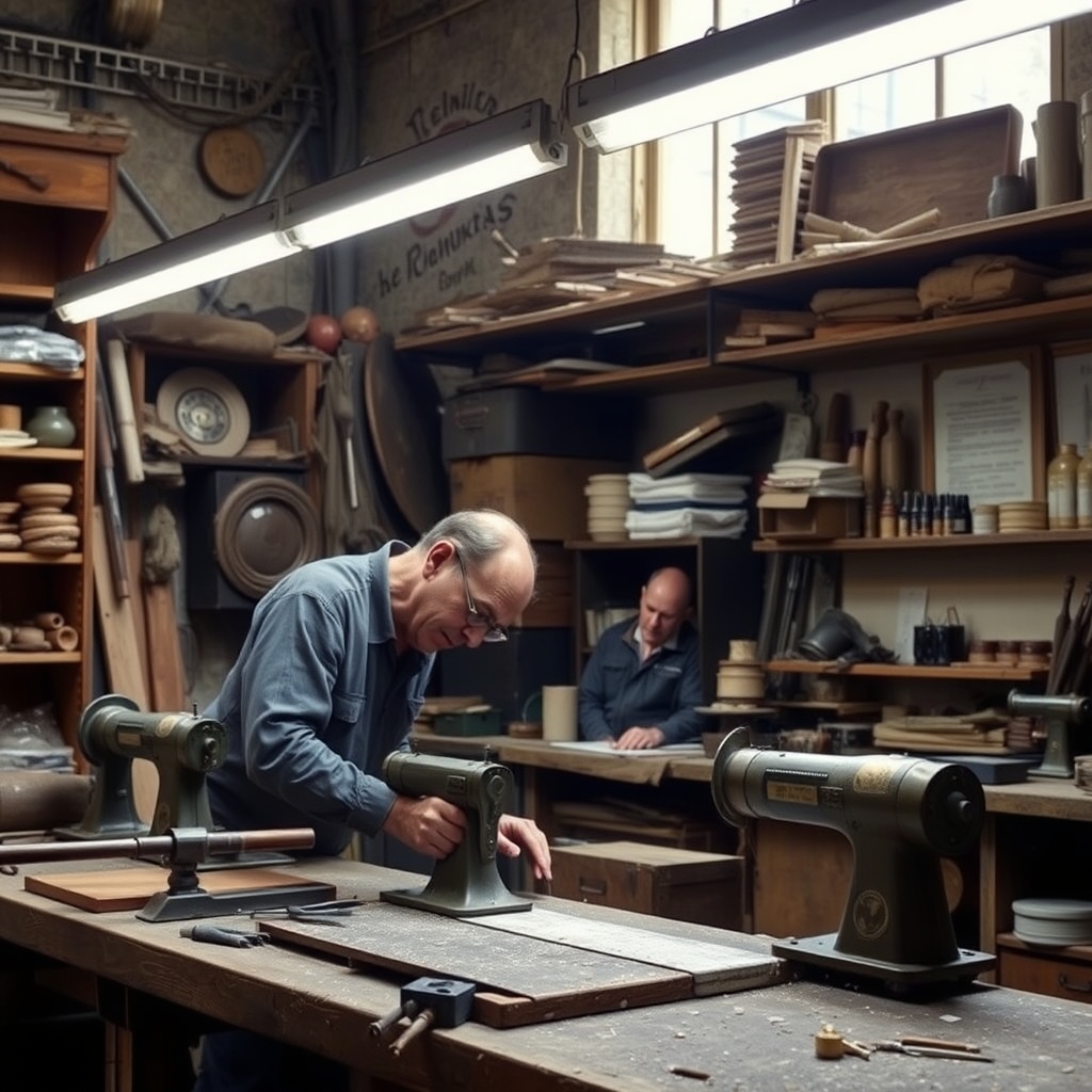 atelier de maçonnerie (illustration)